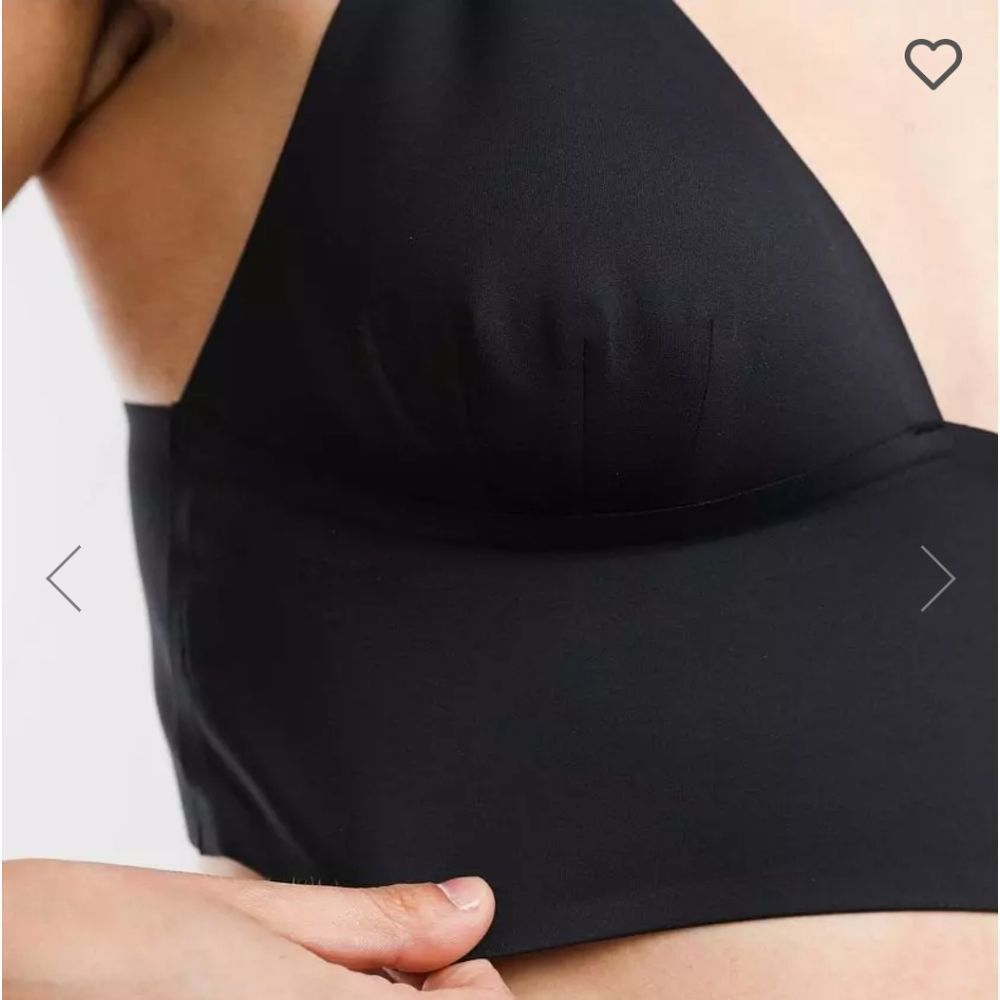 FREE PEOPLE Intimately FP Sage Longline Bralette Black Small - Picture 9 of 9